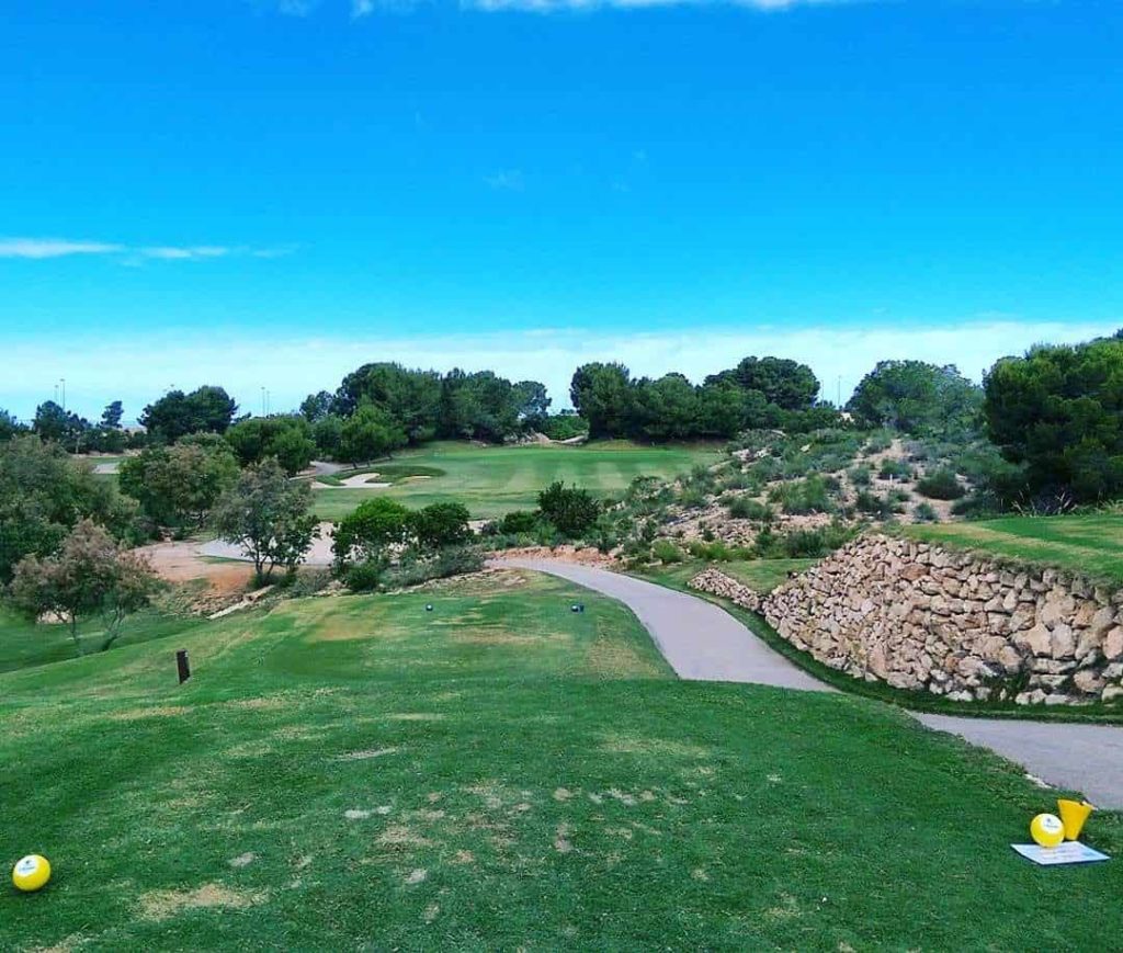 A view of Lo Romero Golf, par 3, 5th hole